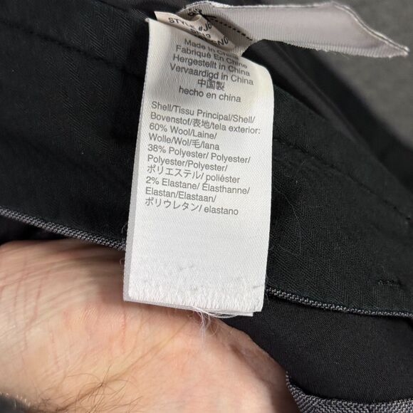 J Crew Pants Mens 36x32 Gray Ludlow Slim Fit Four Seasons Wool Stretch Slacks - Picture 8 of 16